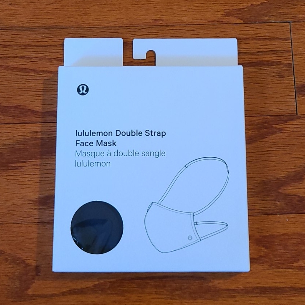 Lululemon Double Strap Face Mask Graphite Grey